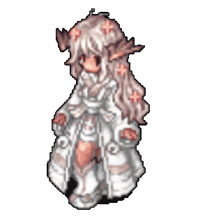 Costume White Nidhogg Wig