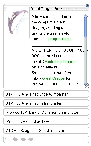 Great Dragon Bow with random options