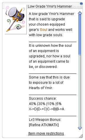 Low Grade Ymir's Hammer