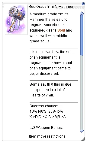 Medium Grade Ymir's Hammer