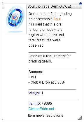 Soul Upgrade Gem (Accessory)
