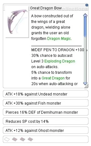 Great Dragon Bow with random options