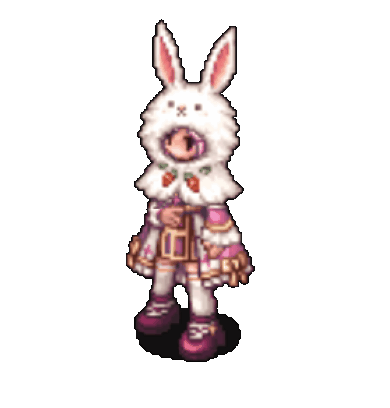 Fluffy Rabbit Cape