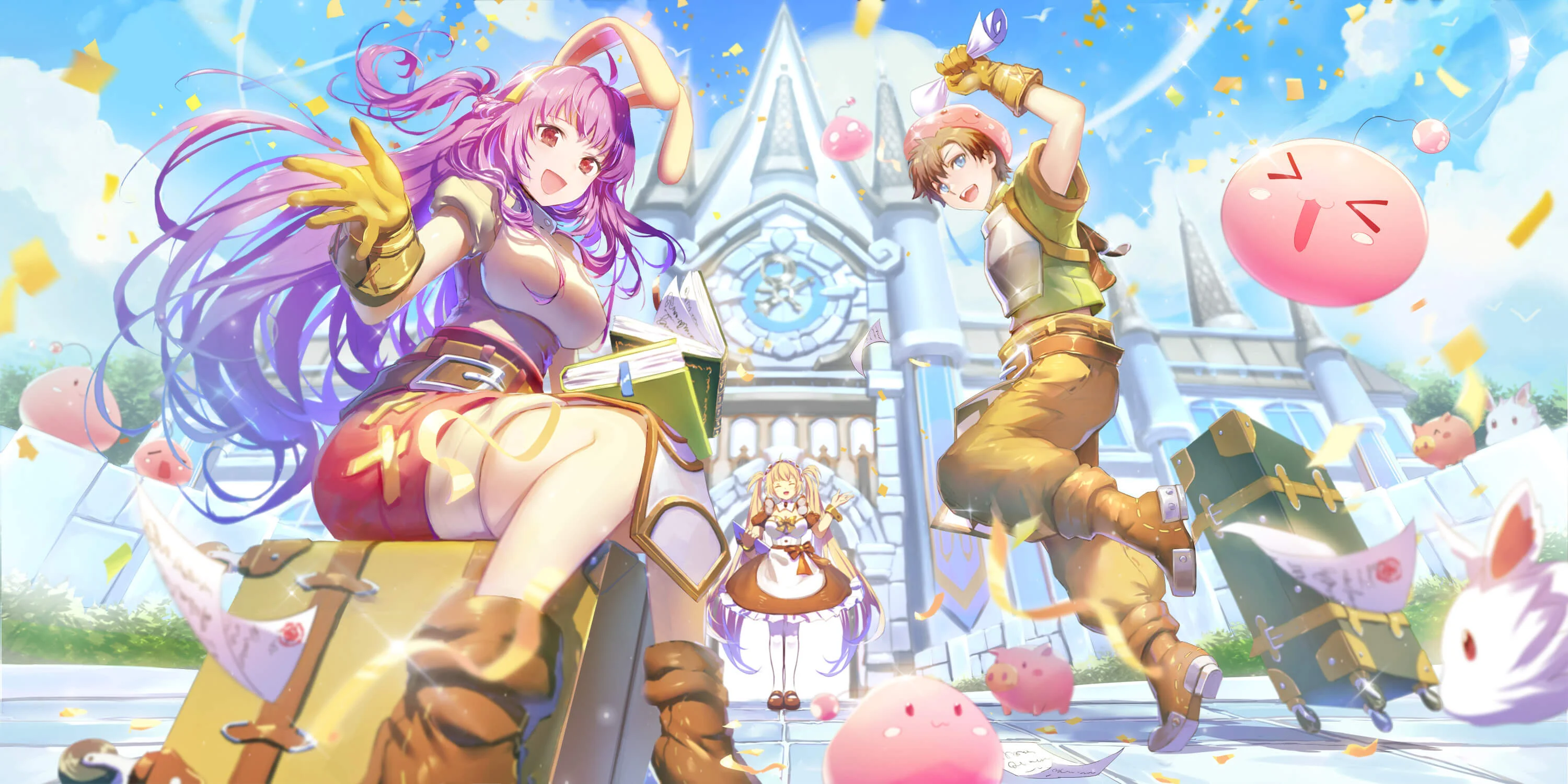 Adventurers preparing for Age of Ymir quests