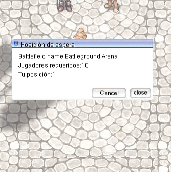 Battleground queue interface