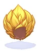 Costume Super Saiyan Hair