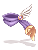 Costume Cupid Scarf Purple