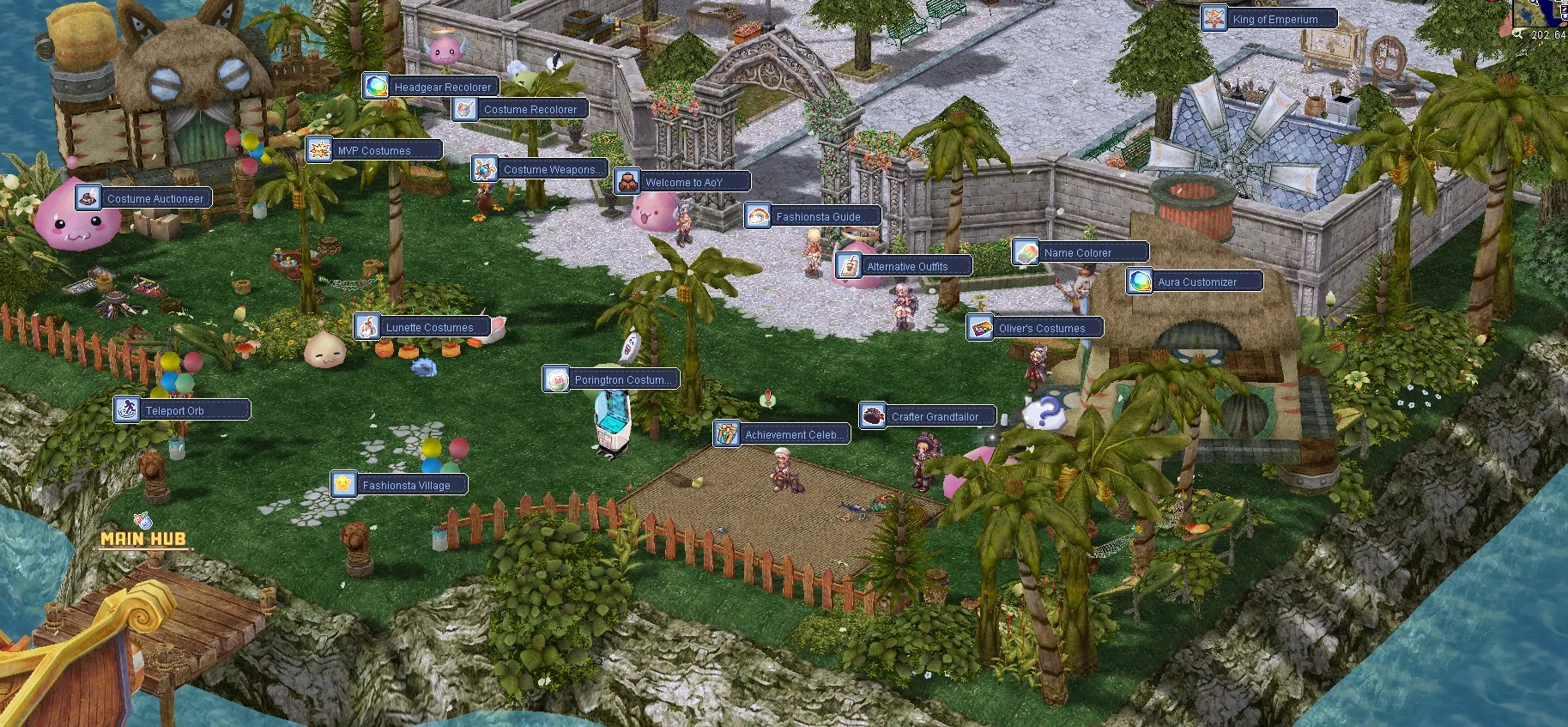 Fashion Village overlook